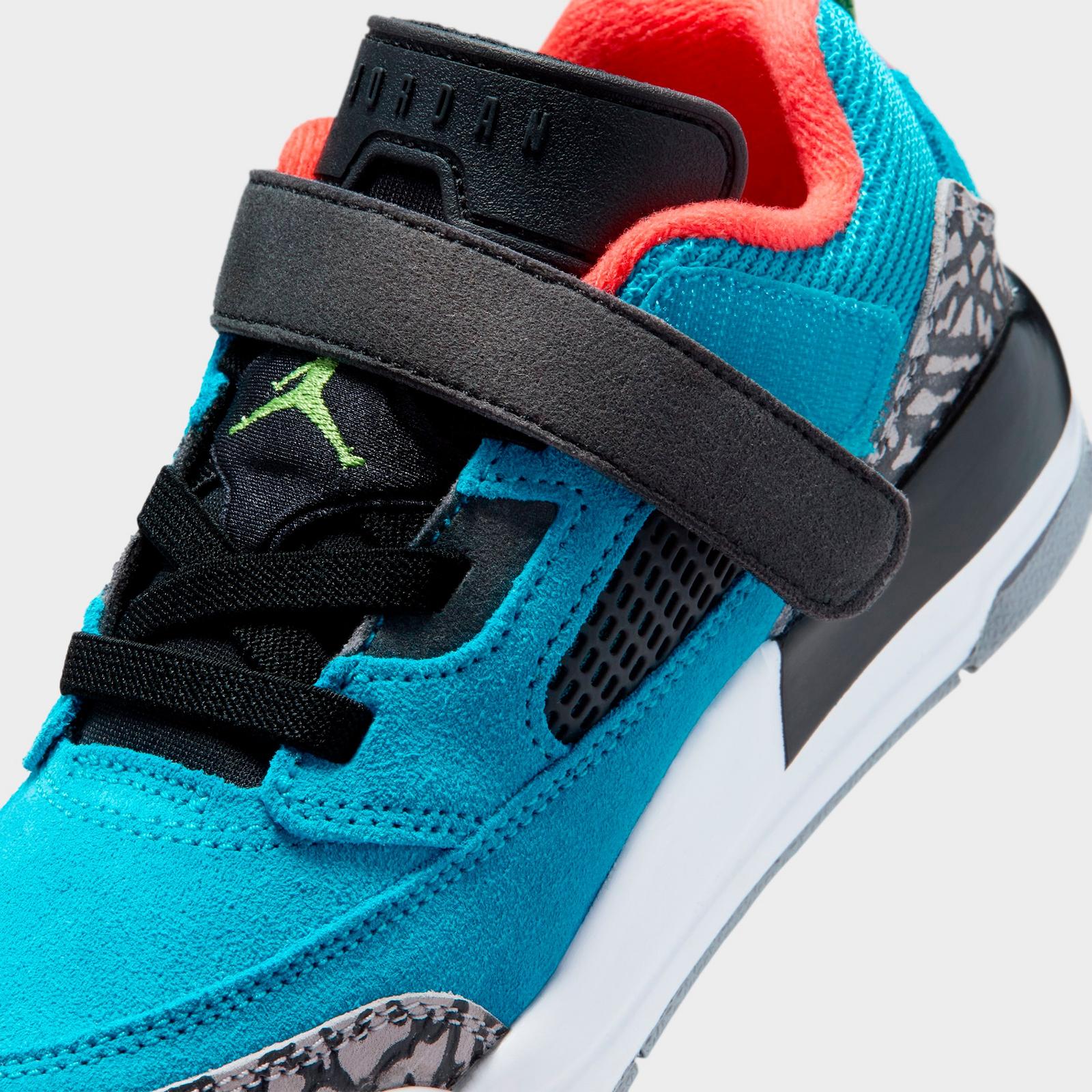 Little Kids' Jordan Spizike Low Casual Shoes - Neo Turquoise/Light Crimson/Cosmic Fuchsia/Vivid Green - view 3