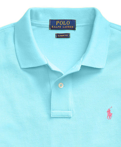 Polo Ralph Lauren 8-20 Boys' Cotton Mesh Logo Polo Shirt - French Turq