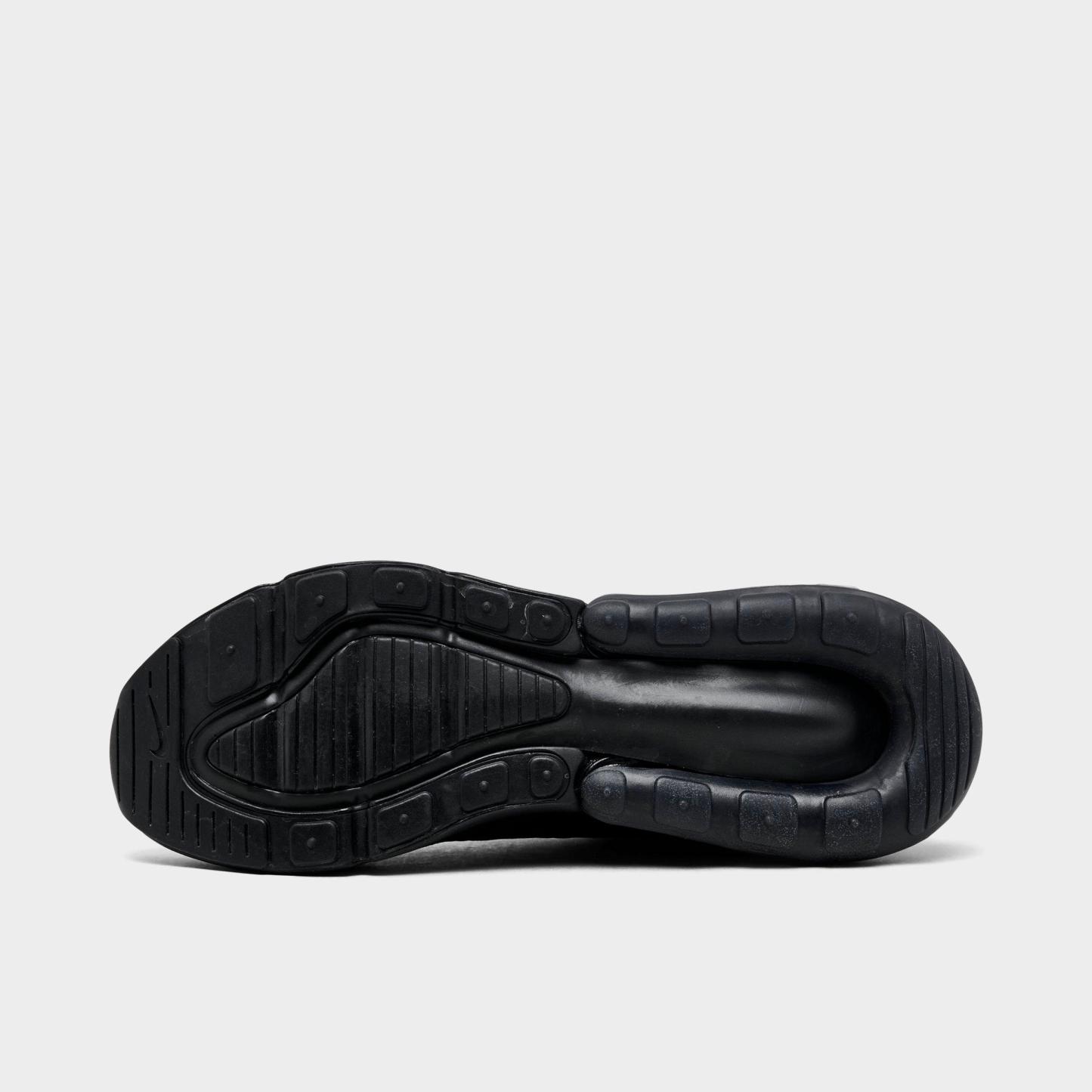Men's Nithtke Air Max 270 Casual Shoes - Part 1 - Black/Black/Black - Bottom view