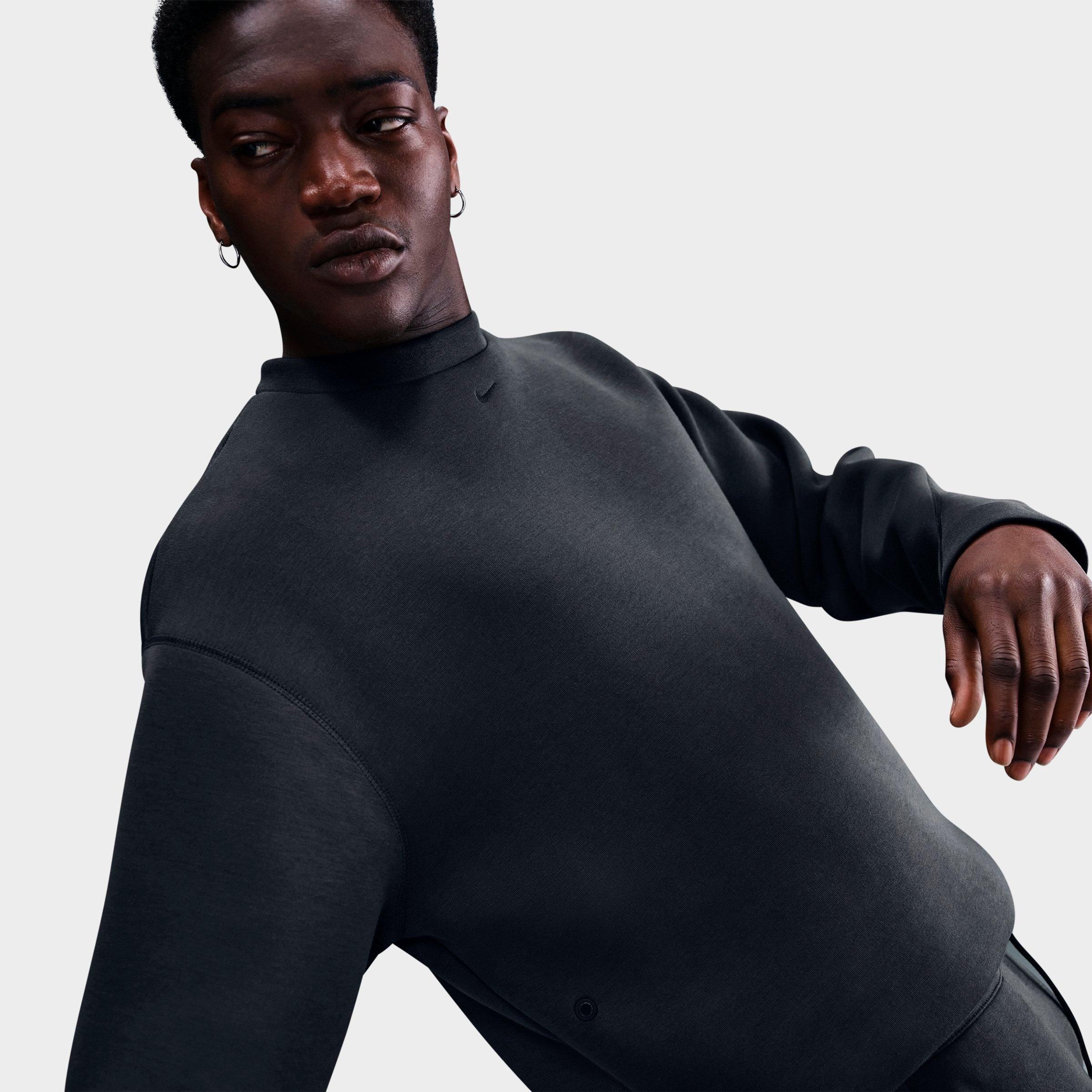 Men's Nithtke Tech Fleece Loose Fit Crewneck Sweatshirt - Anthracite/Black