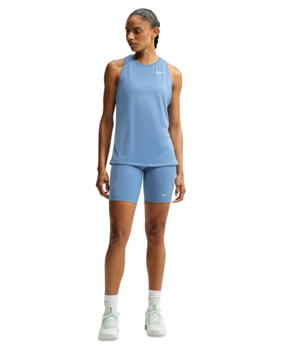 Nike Women's Dri-FIT Training Tank Top - Work Blue/white