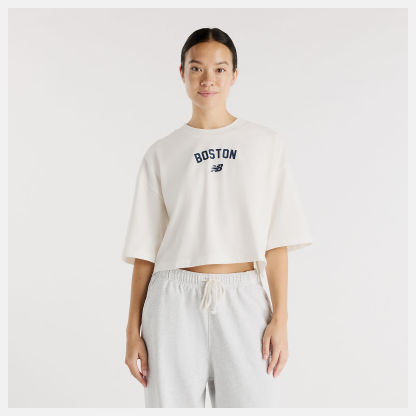 New Balance Boston City Waist Length T-Shirt, WT61W25ASST