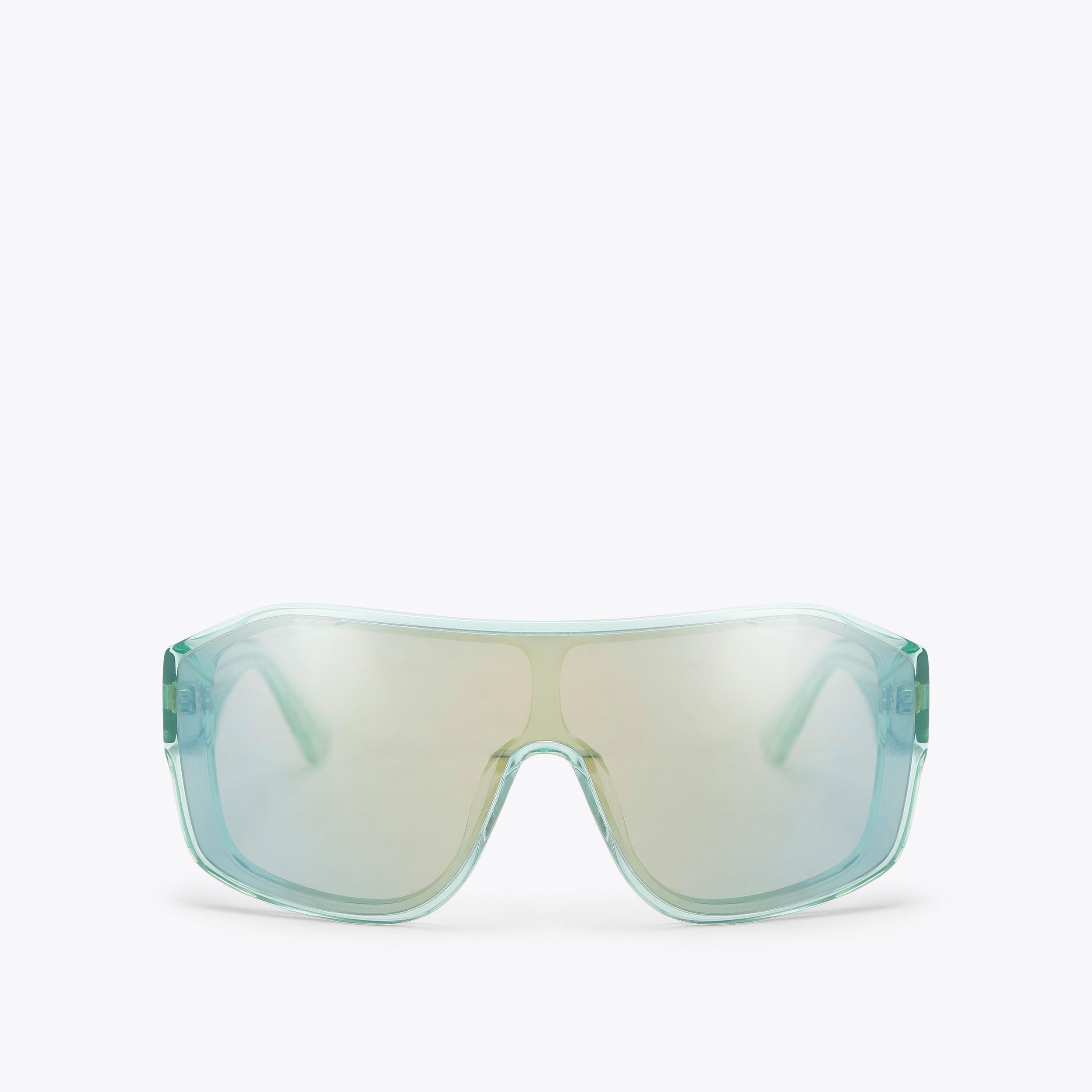 Kurt Geiger London Kurt Oversized Visor Sunglasses - Green