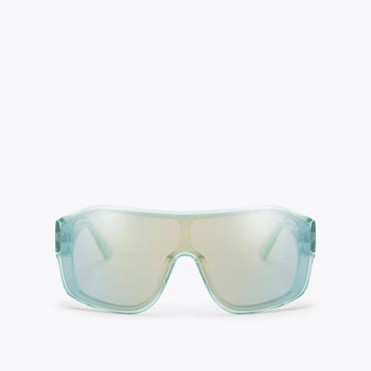 Kurt Geiger London Kurt Oversized Visor Sunglasses - Green
