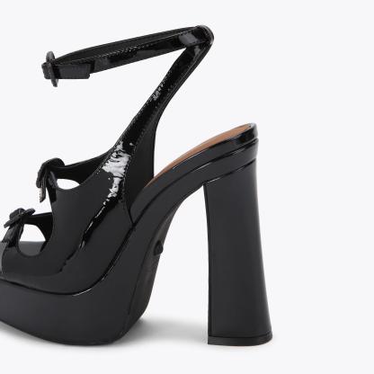 Kurt Geiger London 3 Buckle Platform Heel - Black - view 4
