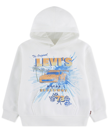 Levi's Boys' 2T-7 Motor Speedway Hoodie - Bright White
