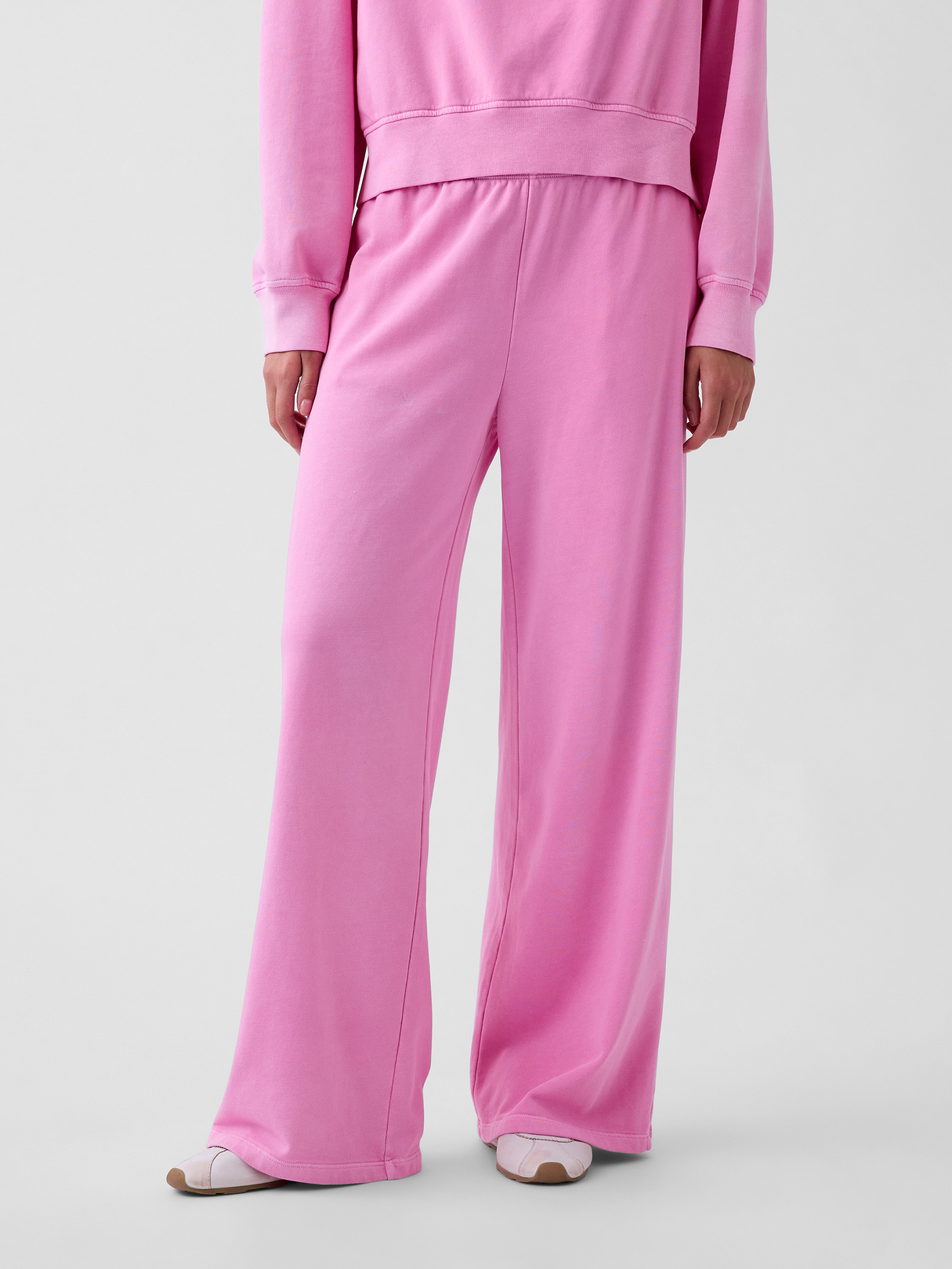 Mid Rise VintageSoft Terry Loose Sweatpants - Pretty pink