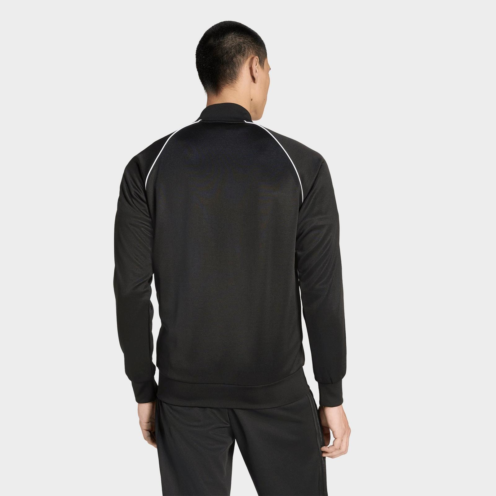 Men's adidas Originals SST Track Top - Black - view 3