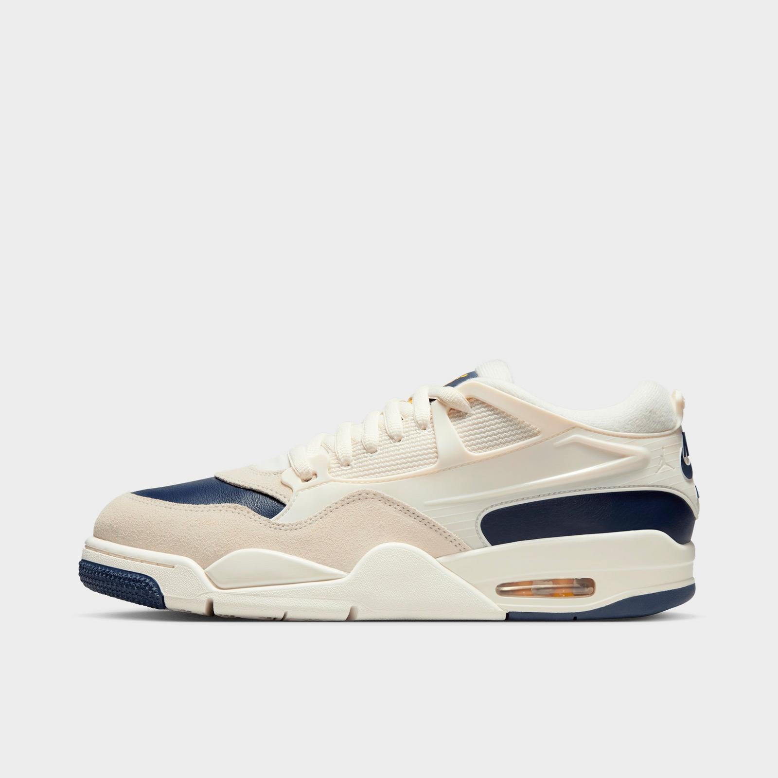 Men's Air Jordan 4 RM Casual Shoes - Sail/Phantom/University Gold/Midnight Navy - view 1