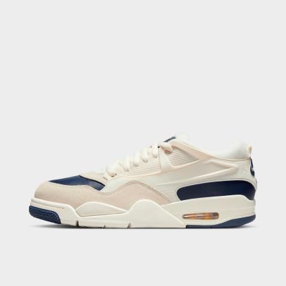 Men's Air Jordan 4 RM Casual Shoes - Sail/Phantom/University Gold/Midnight Navy - view 1