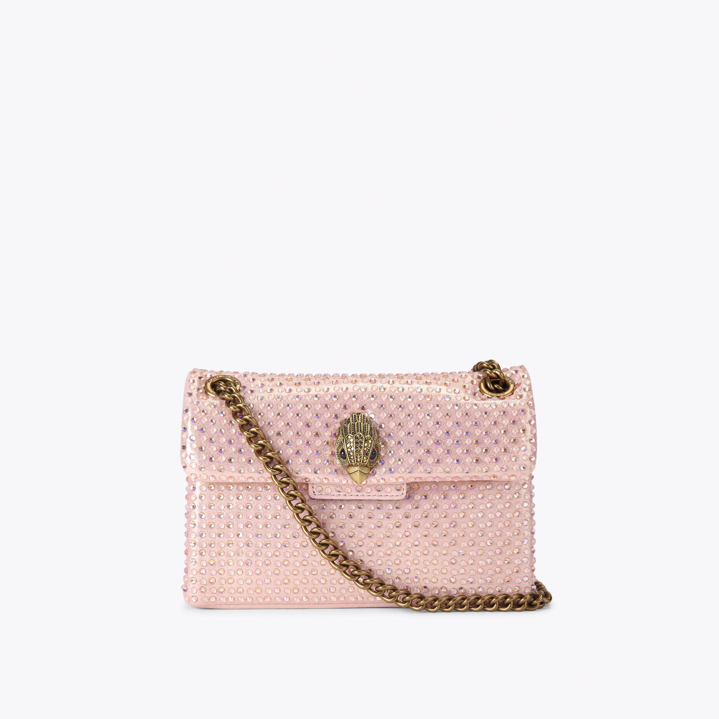 Kurt Geiger London Mini Fabric Kensington Bag - Pink