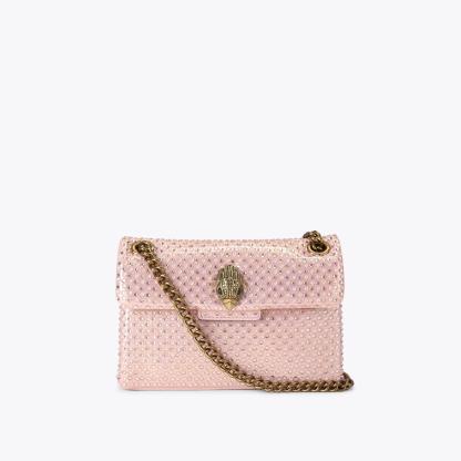 Kurt Geiger London Mini Fabric Kensington Bag - Pink