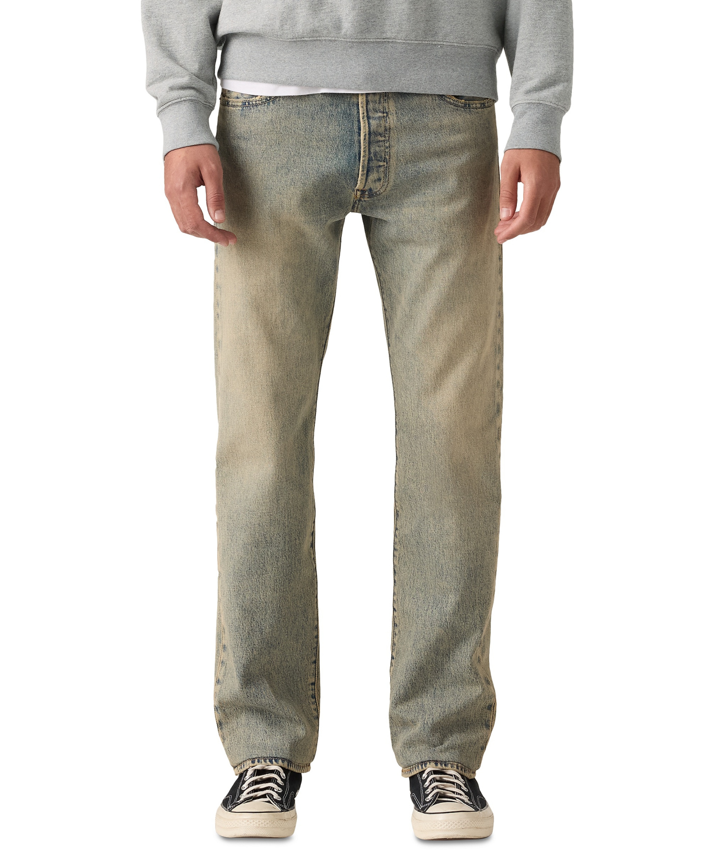 Levi's Men's 501™ Regular-Fit Button Fly Non-Stretch Jeans - Along the Coast