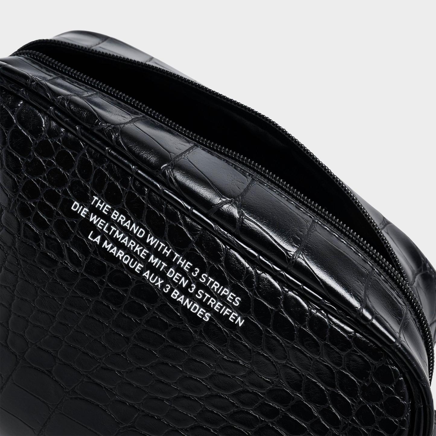 adidas Originals Airliner Crossbody Bag - Black Croc