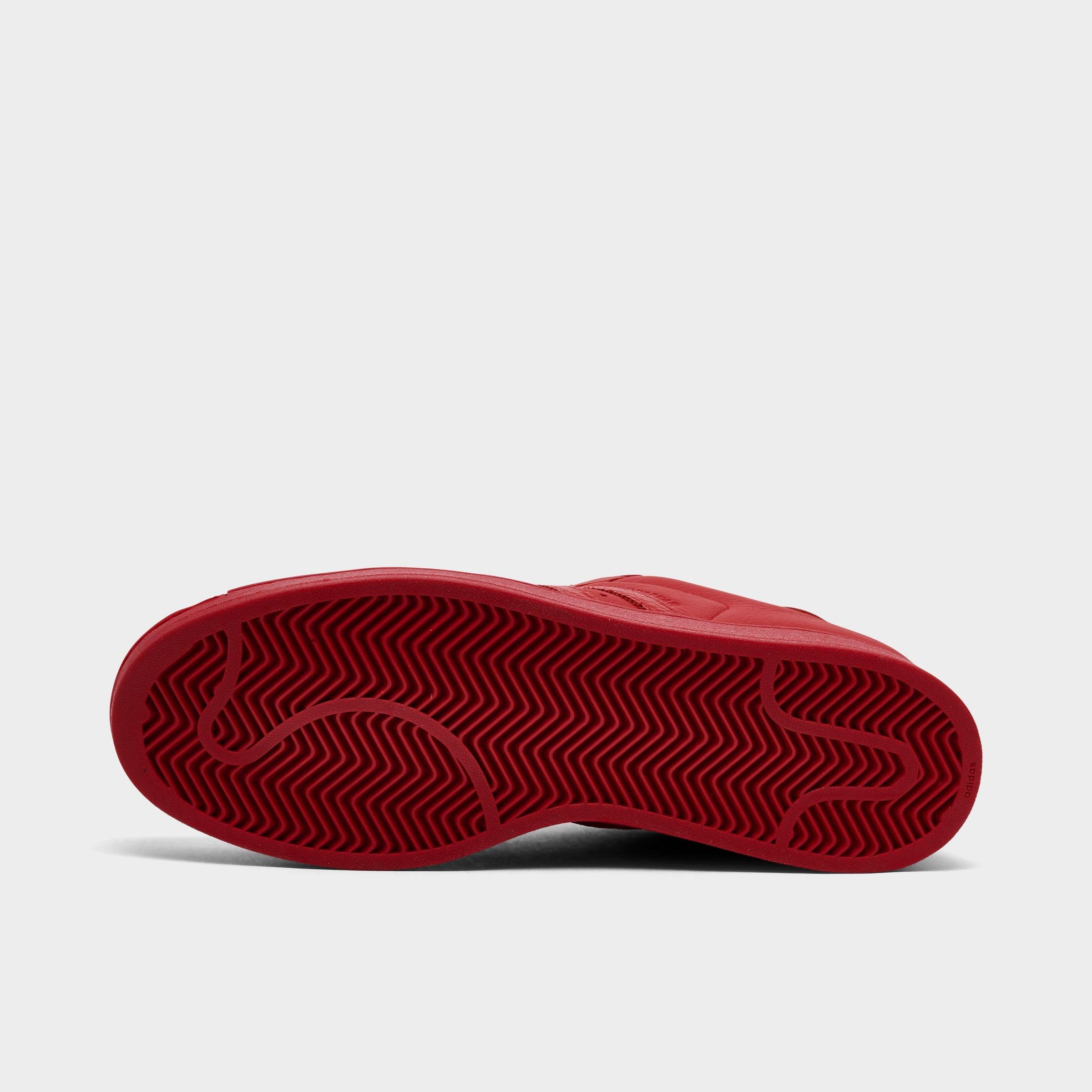Men's adidas Originals Superstar II Casual Shoes - Part 1 - Better Scarlet/Better Scarlet/Core Black - Bottom view