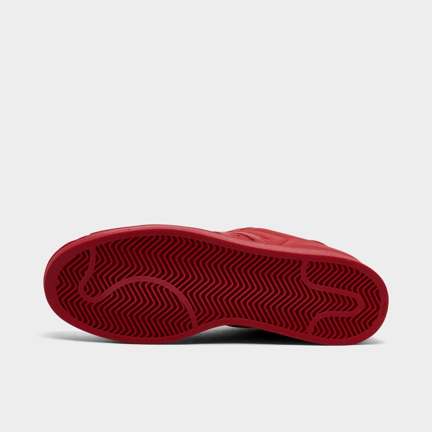 Men's adidas Originals Superstar II Casual Shoes - Part 1 - Better Scarlet/Better Scarlet/Core Black - Bottom view