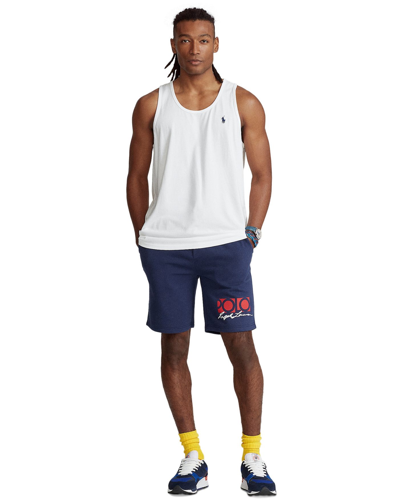 Polo Ralph Lauren Men's Washed Jersey Tank Top - White