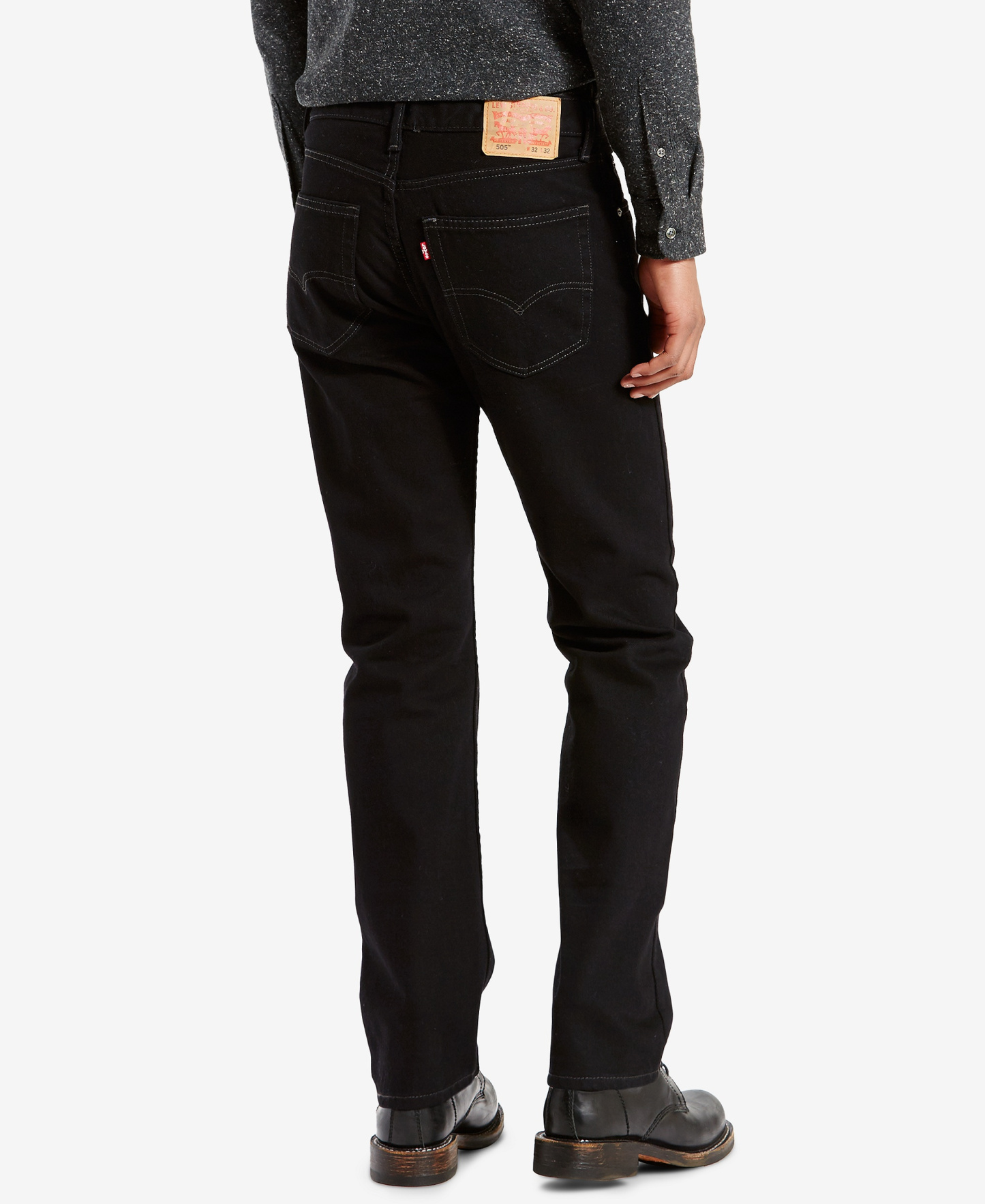 Levi's Men's 505™ Non-Stretch Regular Fit Jeans - Black