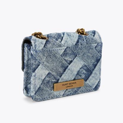 Kurt Geiger London Micro Kensington Bag - Blue - view 4