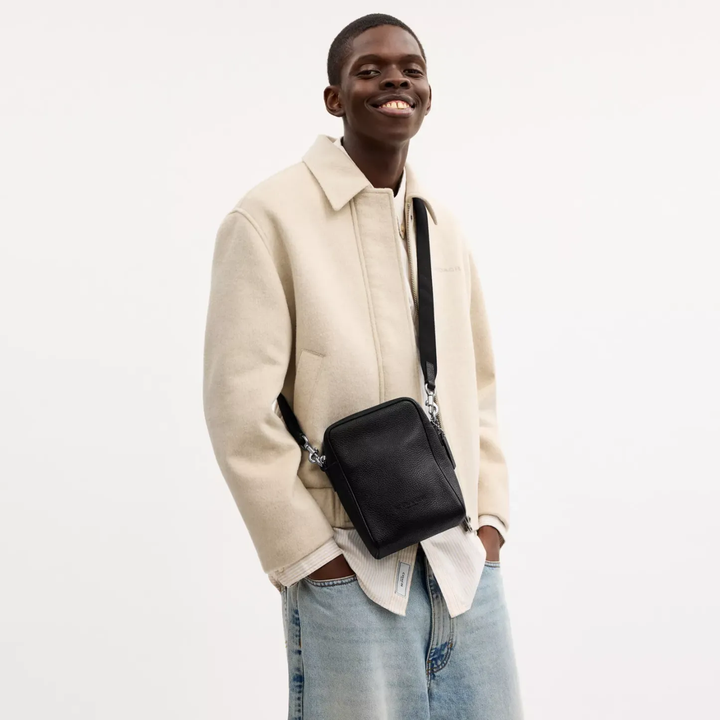 Tristan Crossbody Bag 14 - Silver/Black - view 2