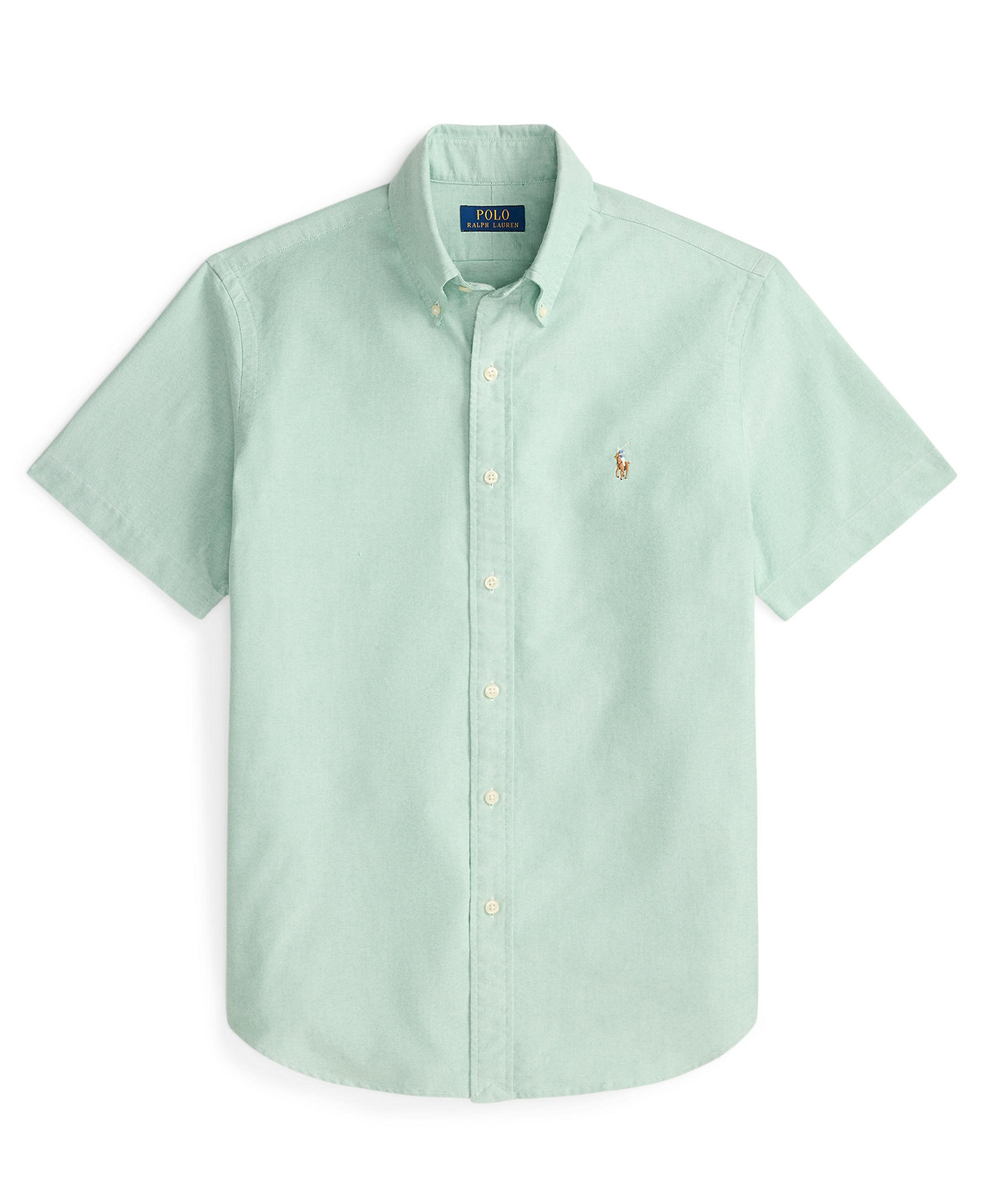 Polo Ralph Lauren Men's Classic-Fit Short-Sleeve Oxford Shirt - Cruise Green