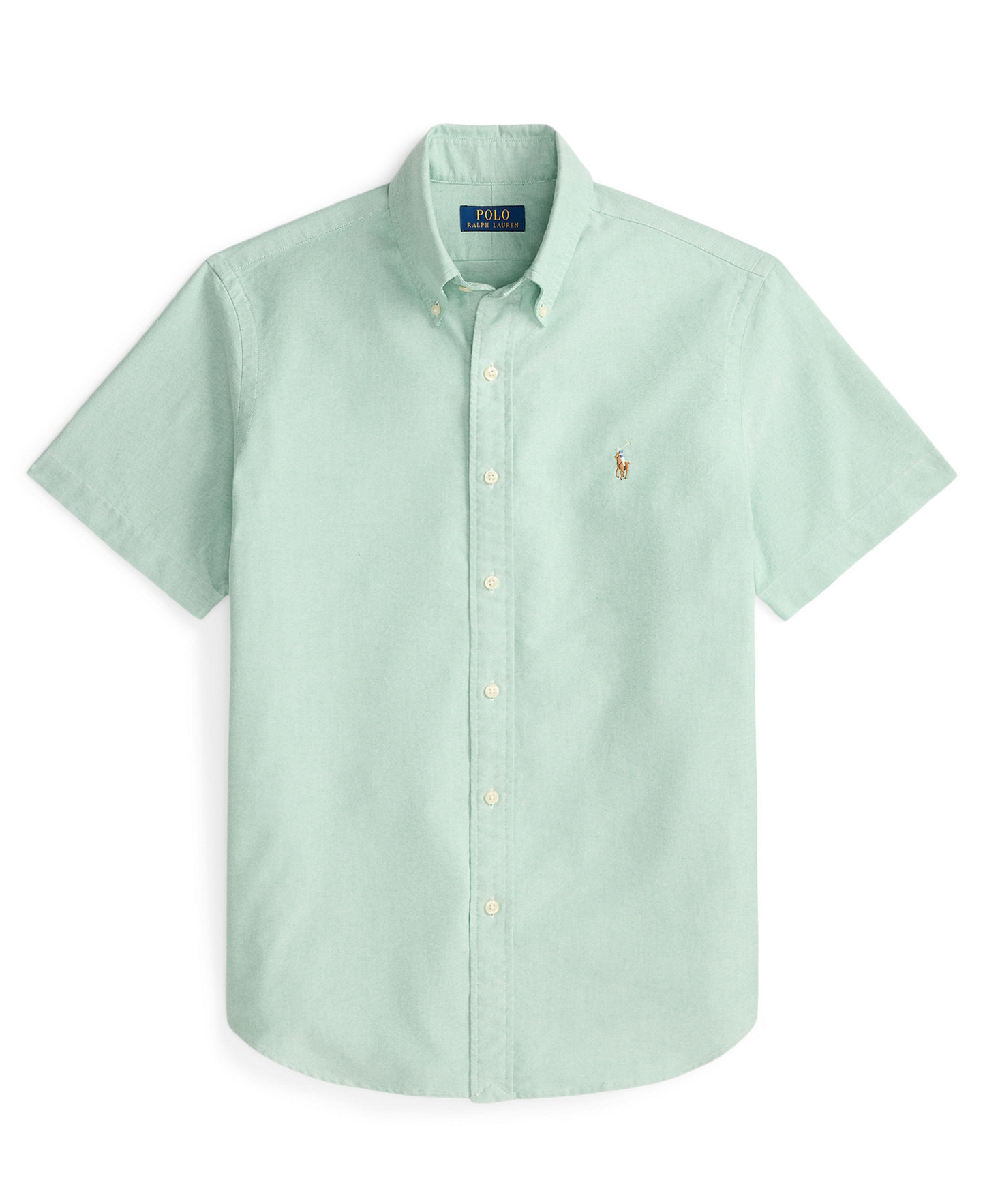 Polo Ralph Lauren Men's Classic-Fit Short-Sleeve Oxford Shirt - Cruise Green