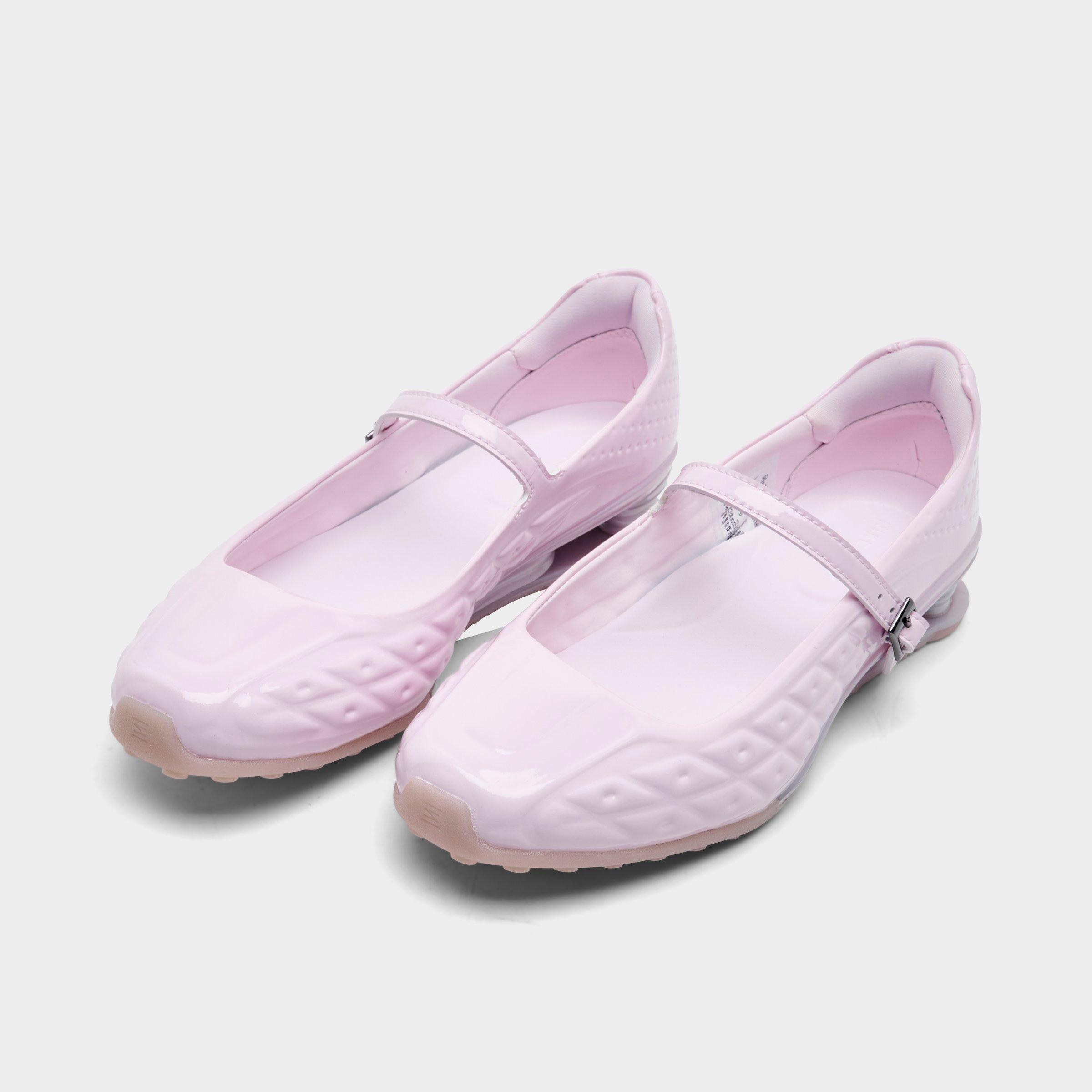 Women's Nithtke Shox Z Calistra Mary Jane Casual Shoes - Pearl Pink/Platinum Violet - Both shoes facing left