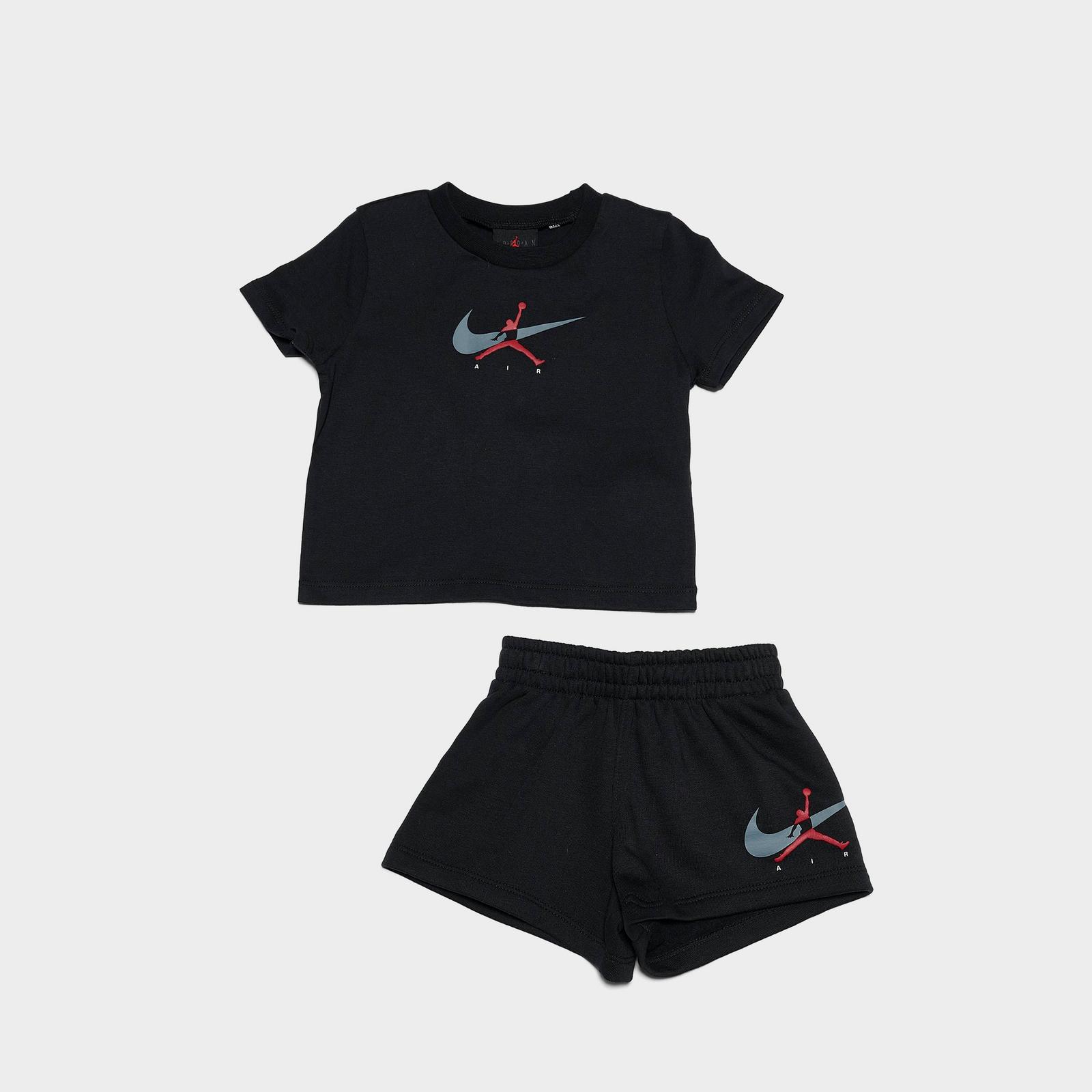 Infant Jordan Jumpman T-Shirt and Shorts Set - Black - view 1
