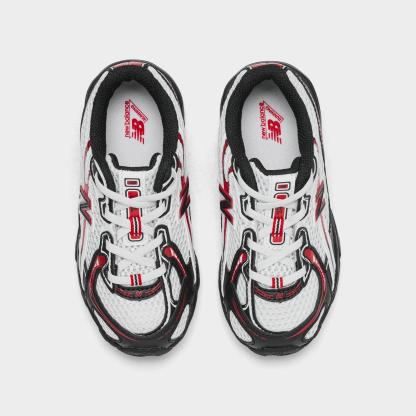 Kids' Toddler New Balance 740 Stretch Lace Casual Shoes - White/Black/Red - view 5