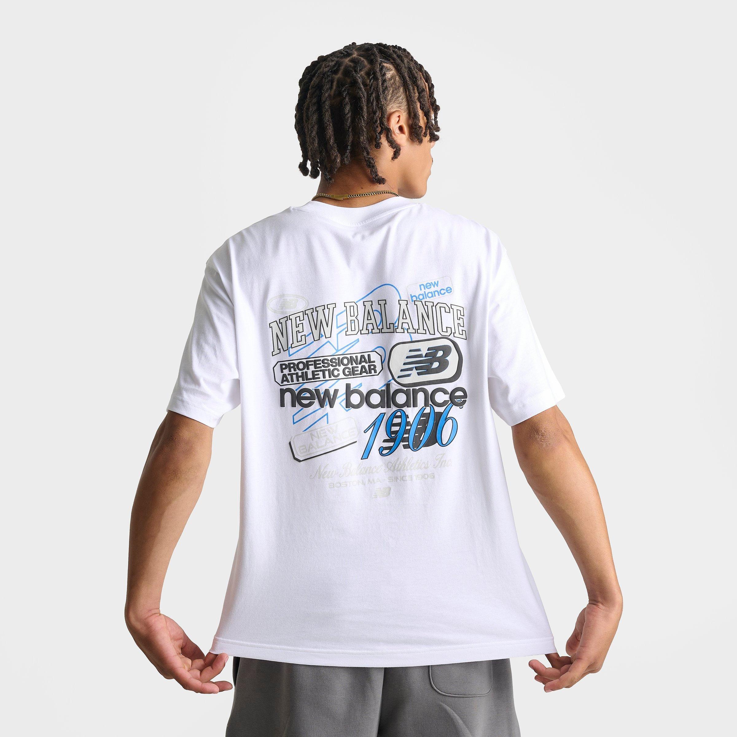 Men's New Balance Puffed T-Shirt - White - view 4
