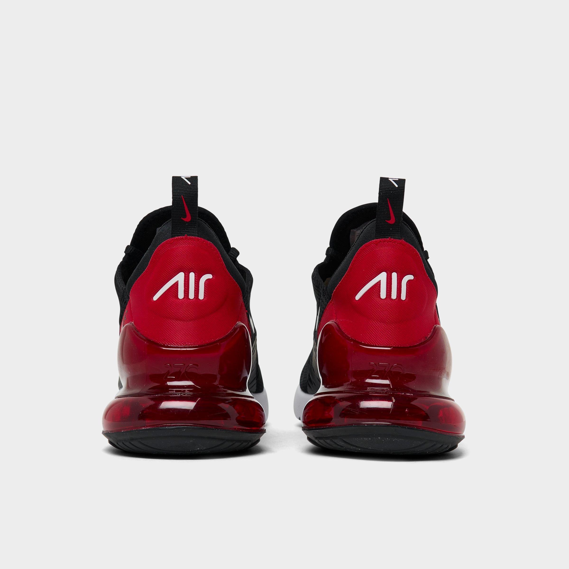 Men's Nithtke Air Max 270 Casual Shoes - Part 1 - Black/University Red/Anthracite/White - Back view