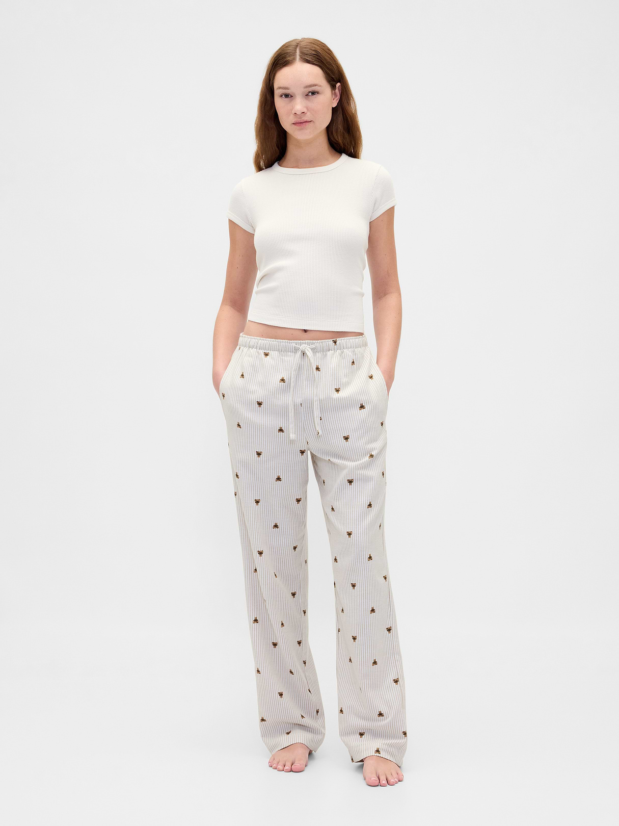 Adult Softest Flannel PJ Pants - Brannan stripe print