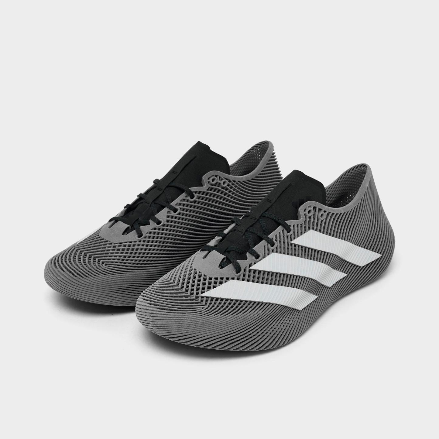 Men's adidas Climacool Laced Casual Shoes - Grey/Chalk White/Carbon - Both shoes facing left