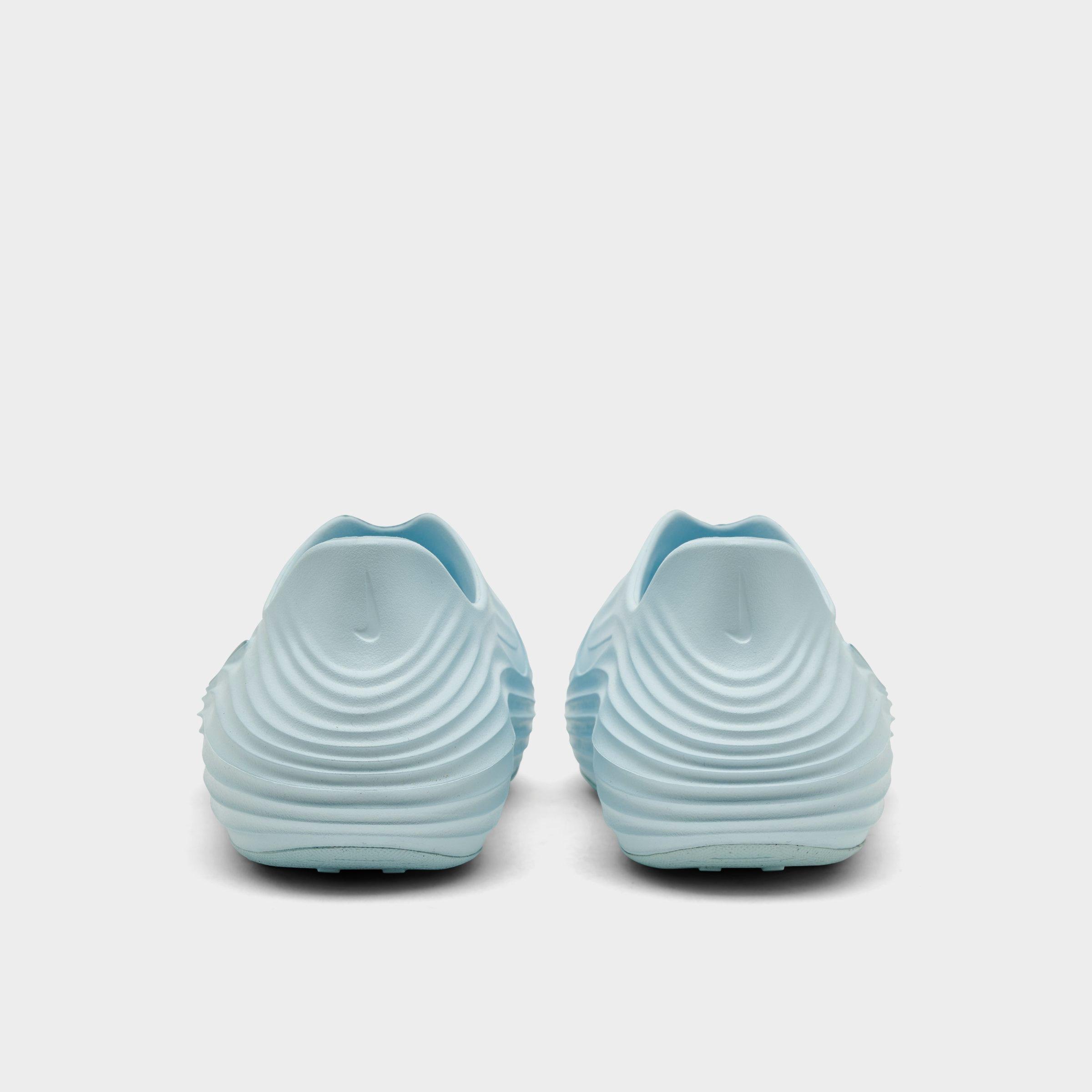 Big Kids' Nithtke ReactX Rejuven8 Recovery Casual Shoes - Glacier Blue/Glacier Blue/Glacier Blue - Back view