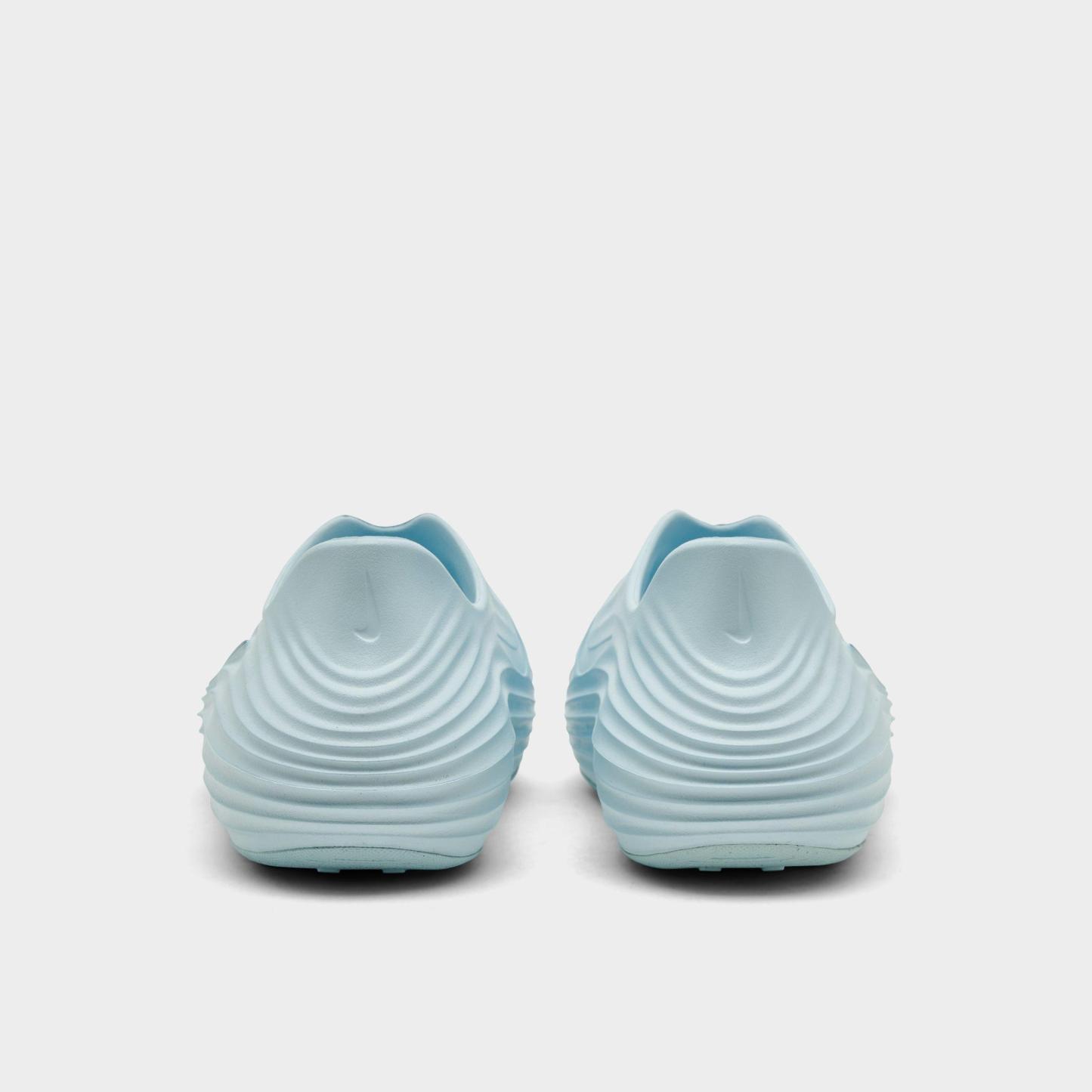 Big Kids' Nithtke ReactX Rejuven8 Recovery Casual Shoes - Glacier Blue/Glacier Blue/Glacier Blue - Back view