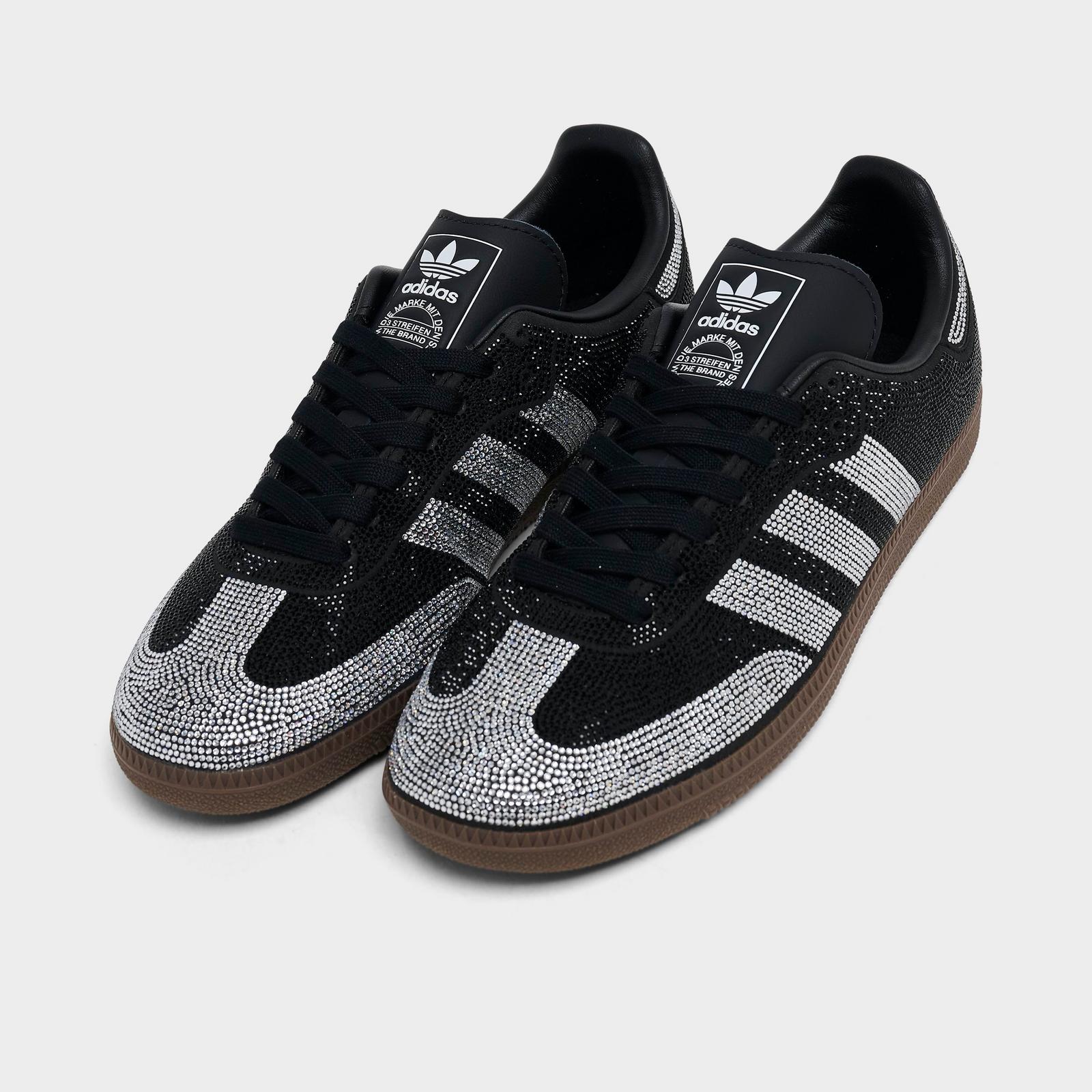 Women's adidas Originals Samba OG SE Casual Shoes - Core Black/Core Black/White - view 2