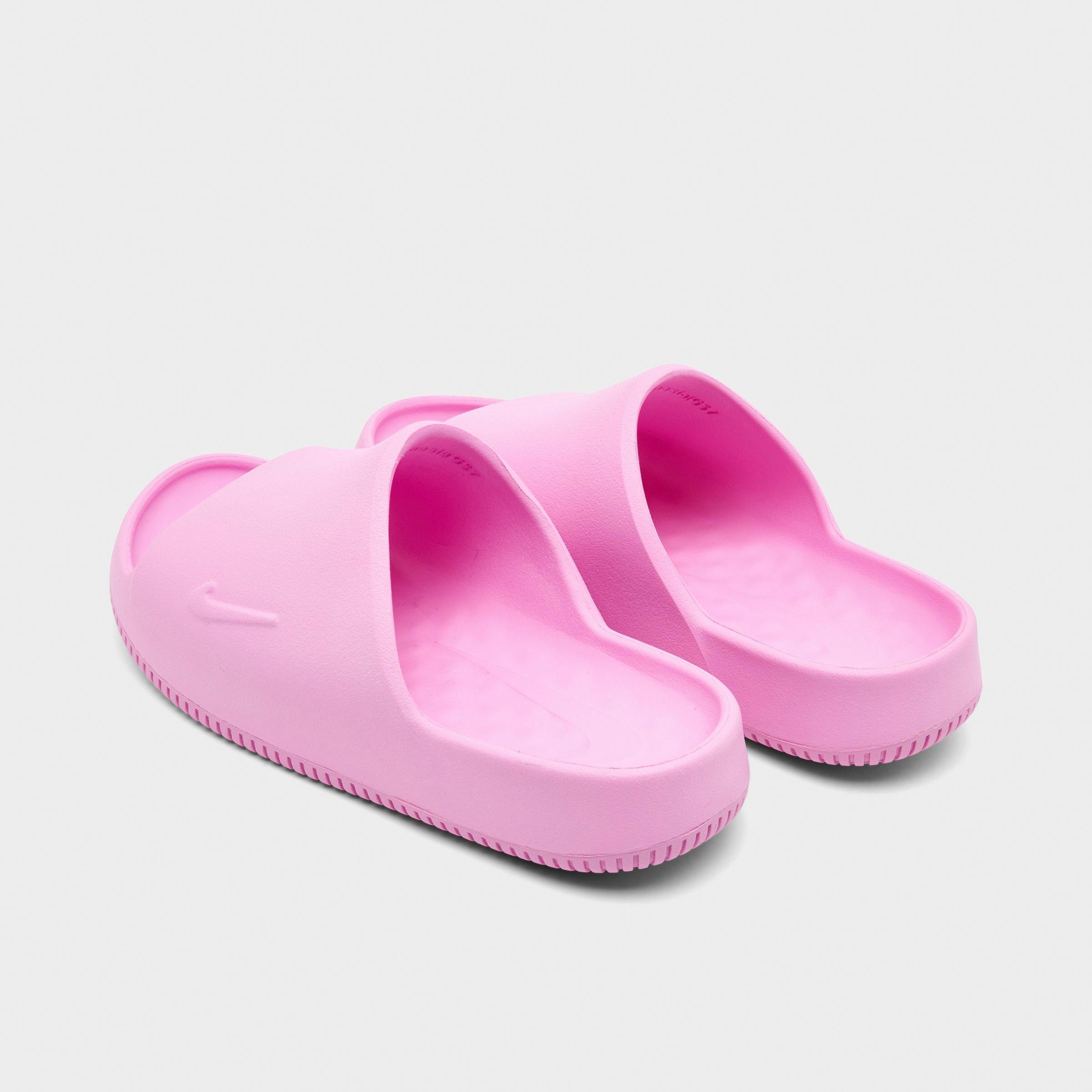 Big Kids' Nithtke Calm Slide Sandals - Pink Rise - Back view