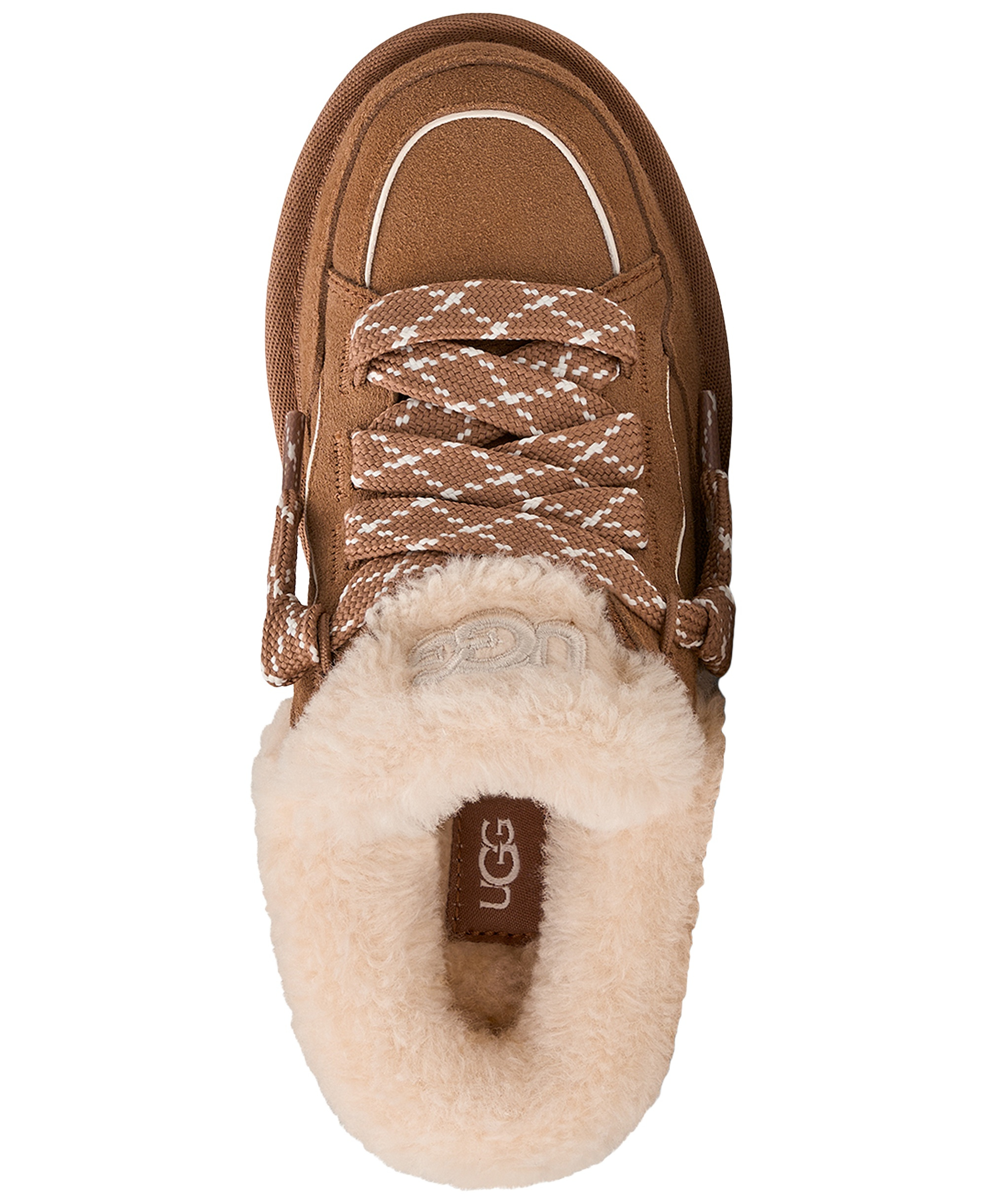 UGG® Kids Lowmel Slip-On Mule Sneakers - Chestnut