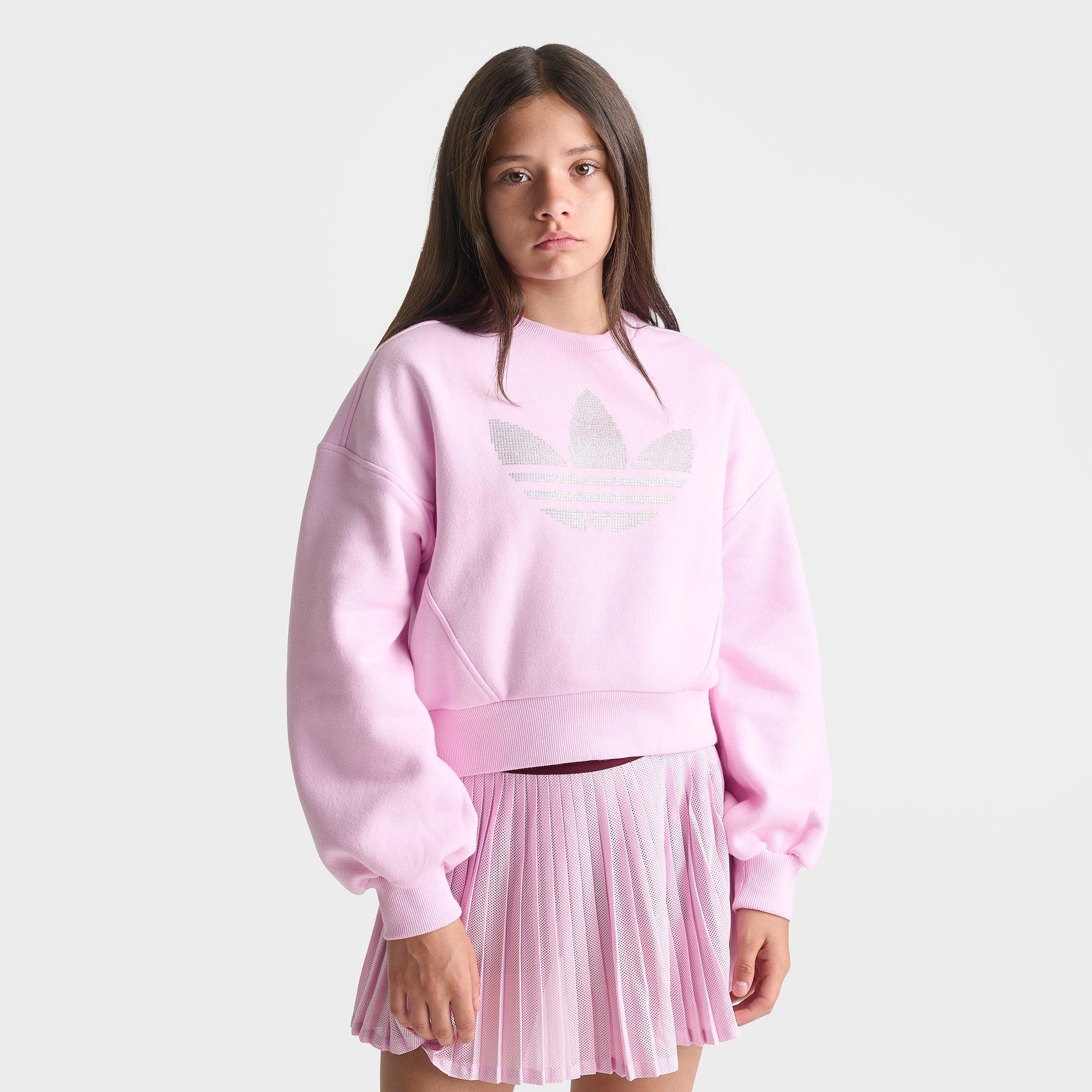 Girls' Big Kids' adidas Originals Trefoil Sweatshirt - Orchid Fusion