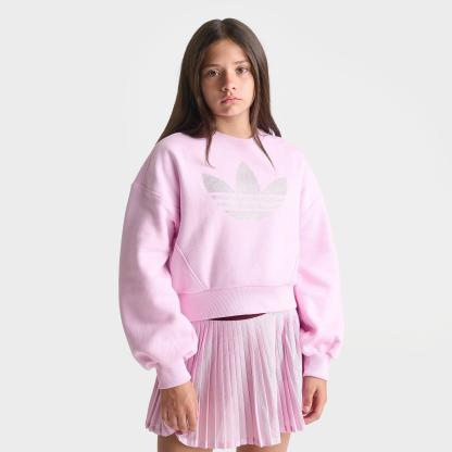Girls' Big Kids' adidas Originals Trefoil Sweatshirt - Orchid Fusion