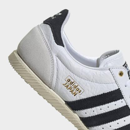 Women's adidas Originals Japan Casual Shoes - Part 3 - Cloud White/Core Black/Gold Metallic - Detail shot