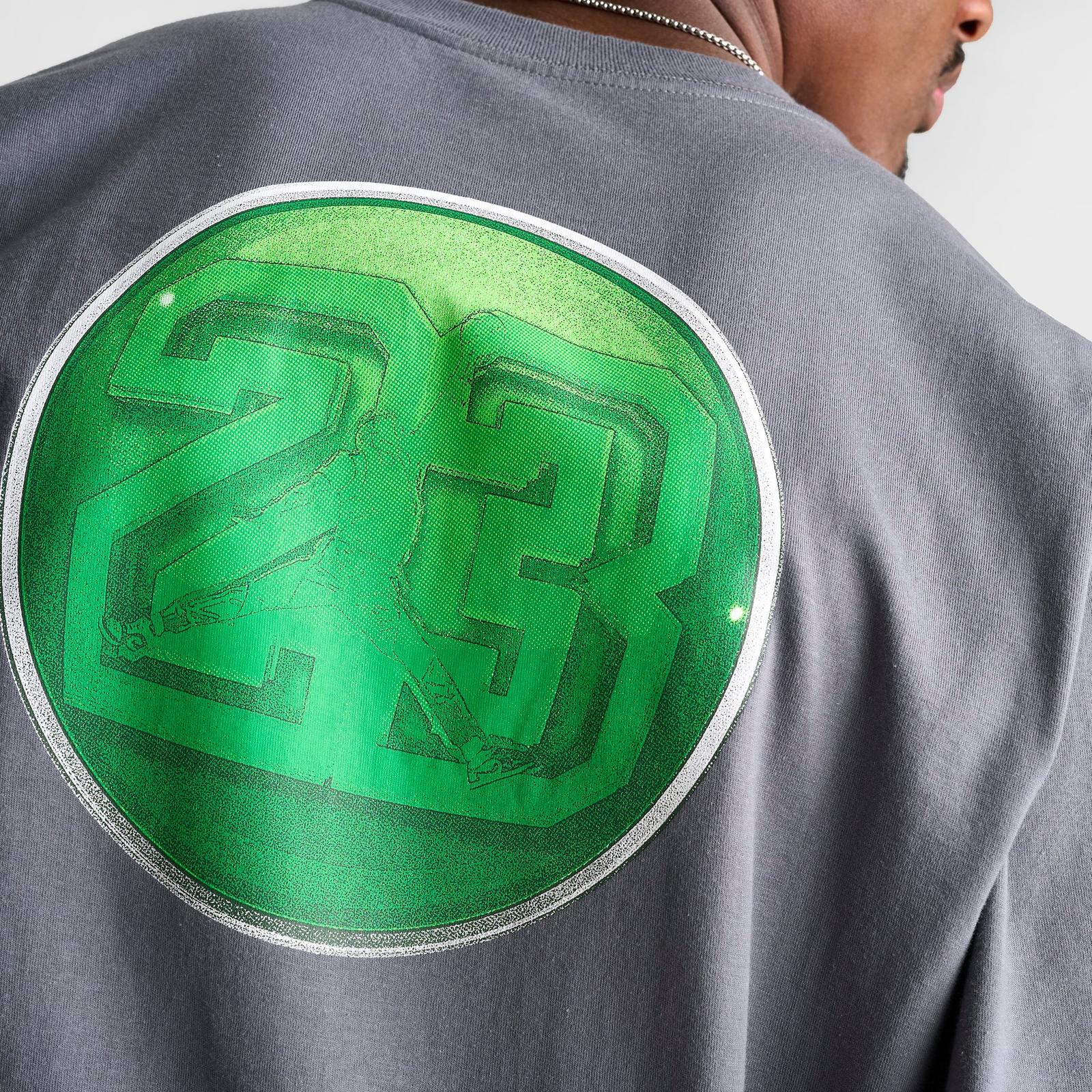 Men's Jordan 1985 AJ13 Flint T-Shirt - Flint Grey - view 5