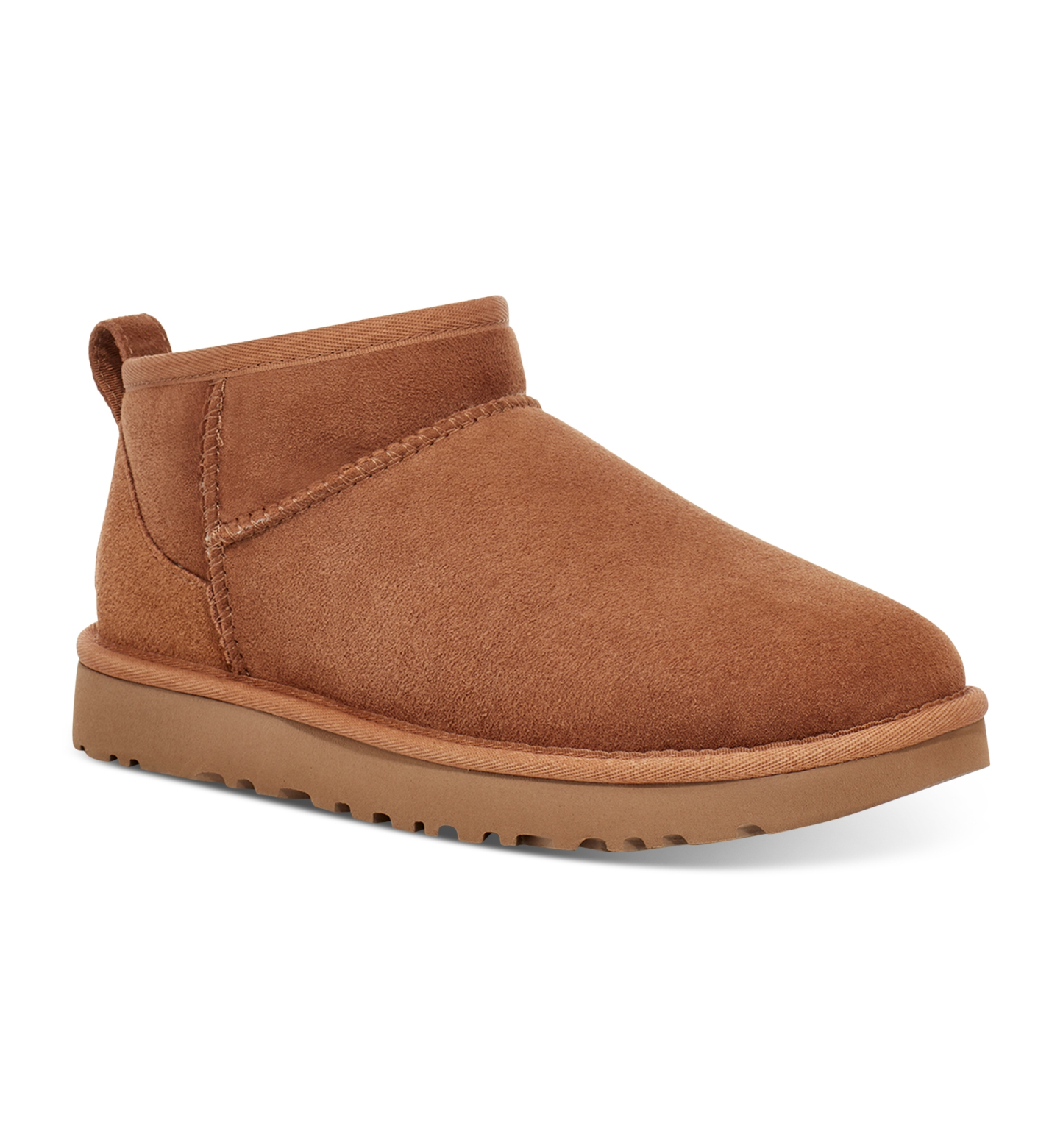 UGG® Women's Classic Ultra Mini Pull-On Booties - Chestnut