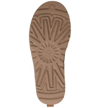 UGG® Kids' Classic Micro Slip-On Booties - Chestnut