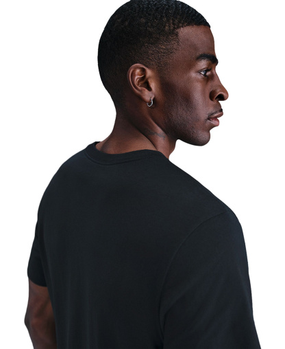 Nike Men's Short-Sleeve Cotton T-Shirt - Black