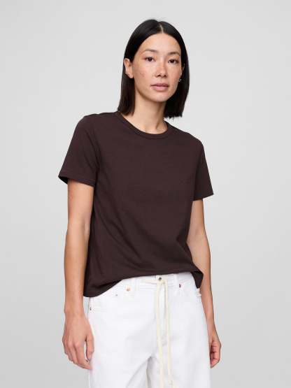 Organic Cotton VintageSoft T-Shirt - Terra brown