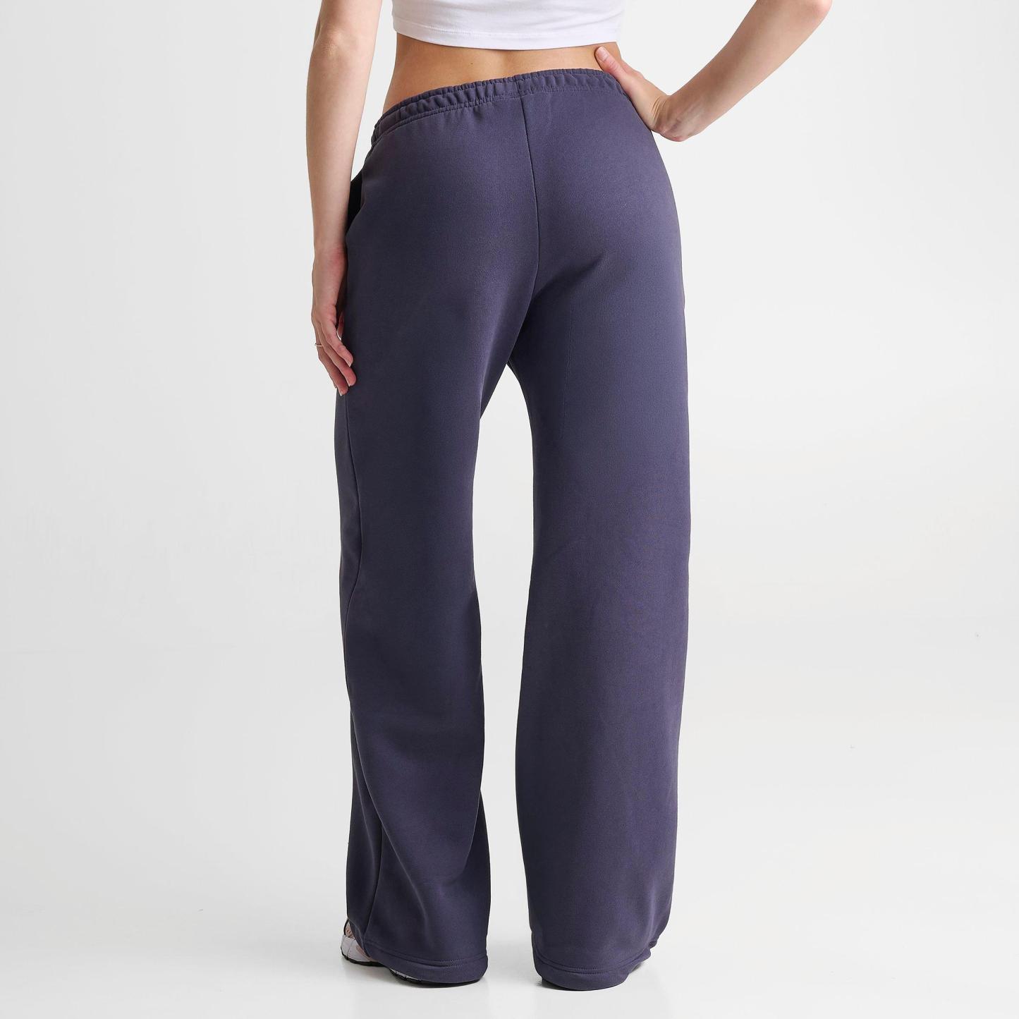 Women's Nithtke Studio Fleece Medium-Weight Wide-Leg Pants - Gridiron/Sail