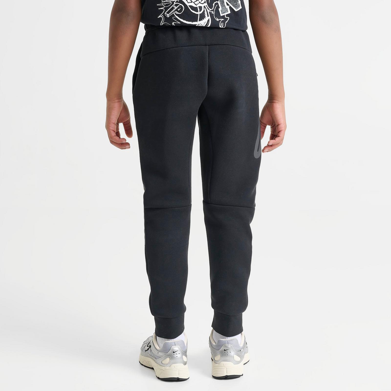 Boys' Big Kids' Nike Sportswear Tech Fleece Jogger Pants - Black/Dark Smoke Grey/Metallic Gold