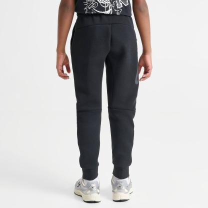 Boys' Big Kids' Nike Sportswear Tech Fleece Jogger Pants - Black/Dark Smoke Grey/Metallic Gold