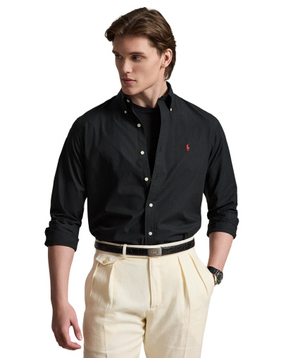 Polo Ralph Lauren Men's Stretch Poplin Shirt - Polo Black